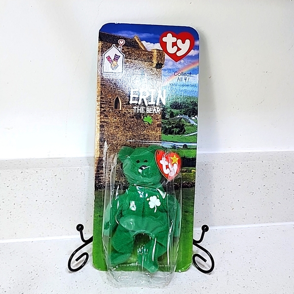 Vintage Ty Erin The Bear in original packaging. - Picture 8 of 9